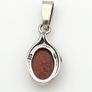 Vintage 925 Sterling Silver Natural Baltic Amber Charm Image 5
