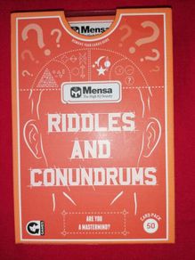 Mensa Riddles & Conundrums Cards