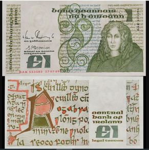 Ireland | 1989 | 1 Pound | P.70d | BAC 533503 | UNC