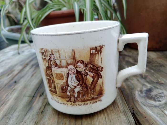 Keele Street Pottery mug, Mr Pickwick, Charles Dickens