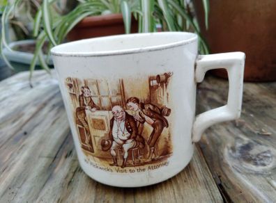 Keele Street Pottery mug, Mr Pickwick, Charles Dickens