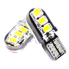 10pcs LED W5W T10 194 168 W5W 2835 6SMD Led Parking Bulb Auto Wedge Clearance Lamp Reading Light Silica gel LED Car Light