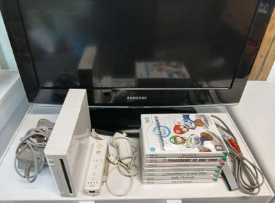 nintendo wii + games