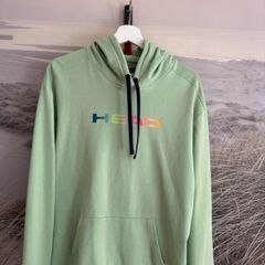 HEAD Rally Tennis Hoodie Mint Condition Green Multicolour Logo