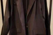 Black stylish blazer jacket size 16