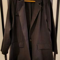 Black stylish blazer jacket size 16