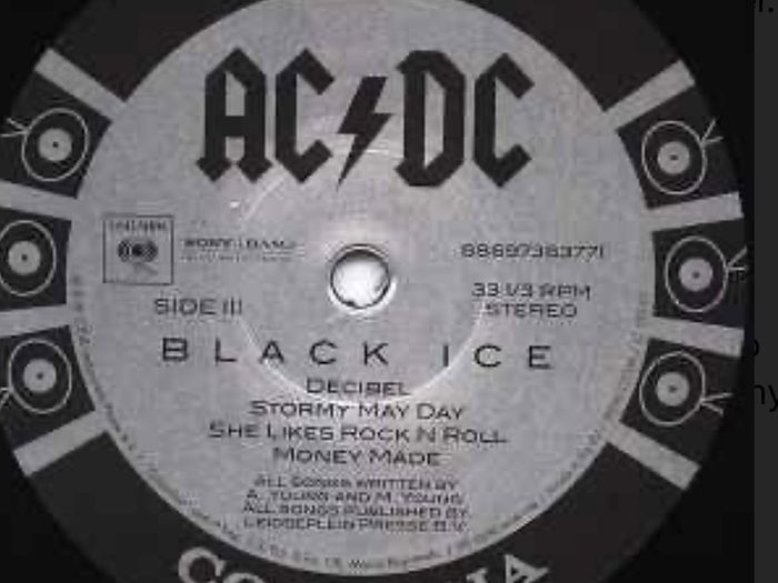 AC/DC BLACK ICE ORIGINAL 2008 collectors limited edition 180gr gatefold vinyl record in mint condition