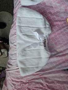Paul Costello White Bolero Jacket / Shrug