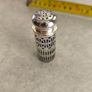 Antique Silverplate and Cobalt Glass Pepper Shaker Image 6