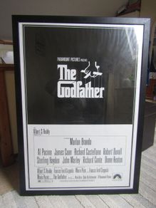 Godfather and Godgather part 2 framed prints,Godfather part 2 is numbered 74/136