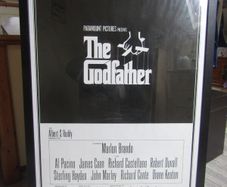 Godfather and Godgather part 2 framed prints,Godfather part 2 is numbered 74/136
