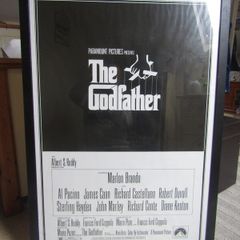 Godfather and Godfather part 2 framed prints,Godfather part 2 is numbered 74/136