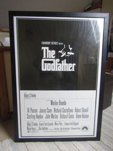 Godfather and Godgather part 2 framed prints,Godfather part 2 is numbered 74/136