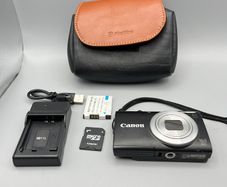 Canon PowerShot A4050 IS 16.0 MP Digital Camera Black - Full Kit