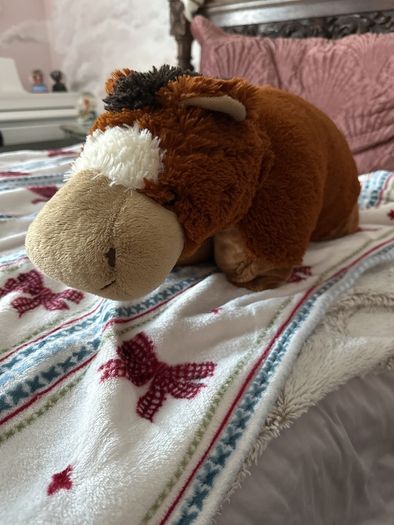 Horse plush pillow pet soft toy