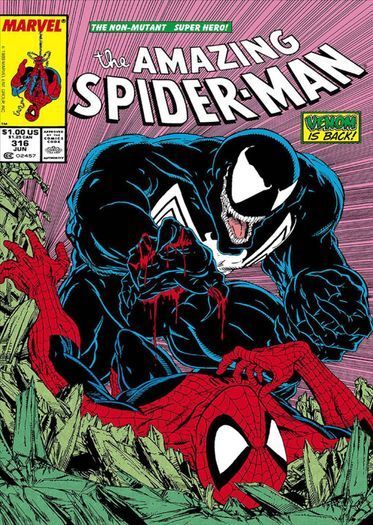 Spider-Man - The Amazing Spider-Man 316 - Venom is Back - Rare Mini Print/Poster