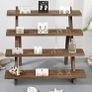 2 Wooden Jewellery Display Stands 4 Tier Earring Holder Rack_ Image 2
