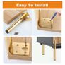 4 gold furniture legs Image 5