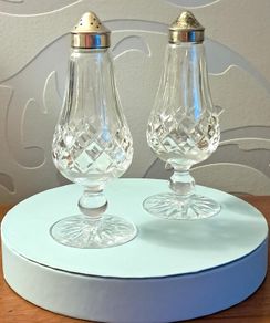 Vintage Waterford Crystal Salt & Pepper Set
