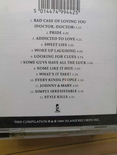 Robert Palmer - Addictions Volume 1 CD