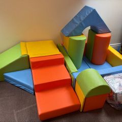 Soft Play Set  Ball Pit, Castle Blocks, Step & Sl