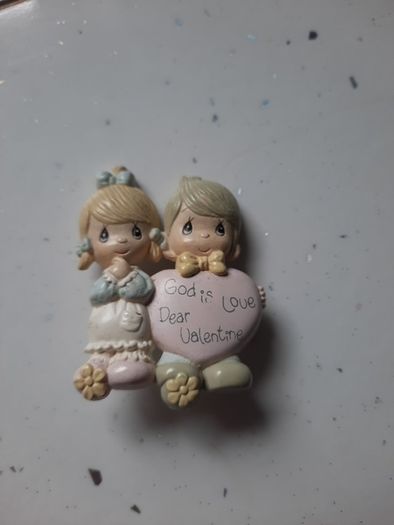 vintage enesco precious moments brooch