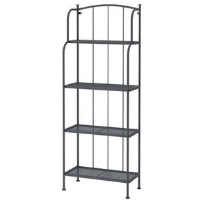 Ikea Lacko metal shelving unit 162cm H x 62cm W
