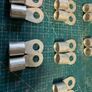 Flexi 70 mm sqr core cable lug with 10 mm hole, pair Image 2