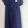 Brand New Navy Blue Occasion Dress UK Size 12 Image 5