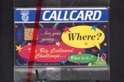 1996 Ireland 10 unit Callcard Collectors fair called "The Big Callcard Challenge" (Gemplus GEM1) Call Card Mint in packaging. Telecom Eireann card number 1116