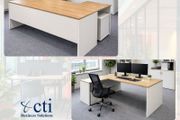6 x Herman Miller Office Desks &amp; Peds - Grade A
