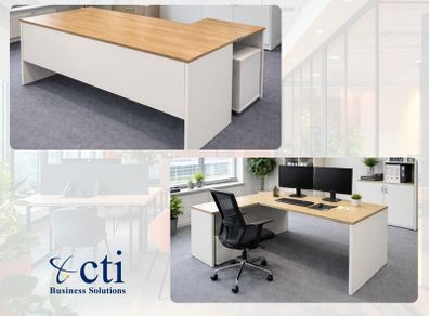 6 x Herman Miller Office Desks & Peds - Grade A