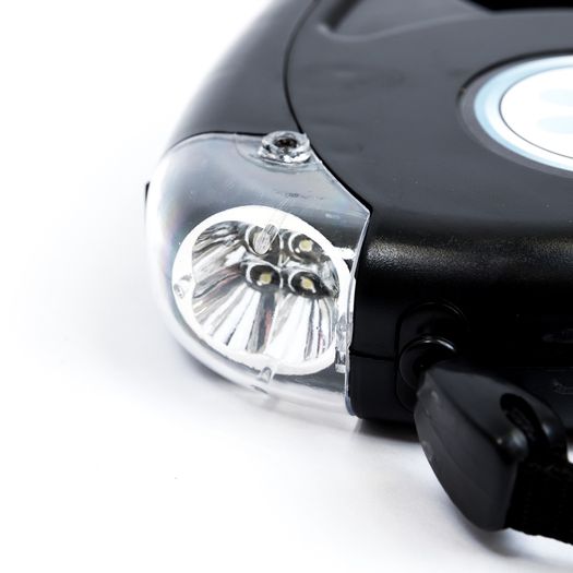 Retractable Dog Lead (LED Torch & Dog Waste Bags)
