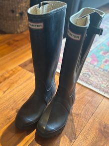 Hunter Wellington Boots Ladies UK4