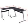 Corner Desk L-Shaped Black Image 5