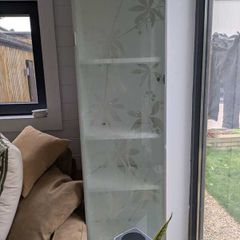 Ikea Billy Bookcase - White with Glass Door