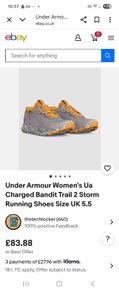 WOMENS TRAINERS, under armour bandit, new