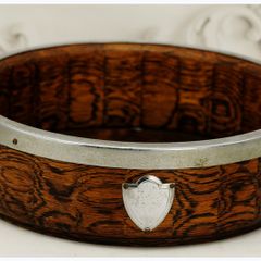 Vintage Large Ryecraft Wood Ware Oak Bowl