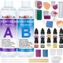 Epoxy Resin Kit 500ml, 2 Part Casting Resin Starter Kit, Resin Kits for Beginners, Epoxy Resin and Hardener with Key Chains Moulds for Sculpting Moulding & Casting, Art & Craft, Jewelry Making Kit (FREE SHIPPING) Image 6