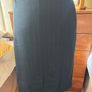 Quin and Donnelly Black with purple pin stripe and panel skirt Image 4