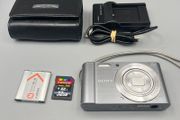 Sony Cyber-shot DSC-W810 20MP Digital Camera Silver - Full Kit - 32GB SD