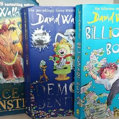 3 books (The Ice Monster book, Demon Dentist book, Billionaire Boy book)