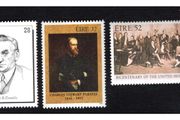 1991 Ireland Irish Statesman: Birth Centenary of John Costello, Death Centenary of Charles Parnell &amp; 200th Anniversary of the First Meeting of the United Irishmen Commemorative Stamps Mint Never Hinged (MNH)