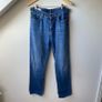 Weekend Max Mara High Rise Straight Leg Denim Jeans Blue UK12 Image 2