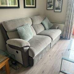 grey three seater couch
