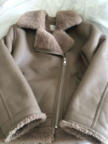 womens beige leather jacket