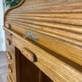 Solid Oak Roll-Top Bureau / Writing Desk Image 5