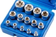 Female E Star Torx Socket Set E4-E24 E-Torx External Socket Insert Nut 14pcs
