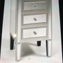 Pair of mirrored lockers 3 drawers Image 3