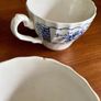 Vintage Myott Melody Fine Ironstone Set of Four Teacups Image 7